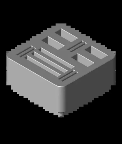 gridfinity usb sd holder - 3d by 426hemi on thangs 3d print model - Mito3D