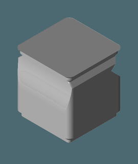 gridfinity vaso modo suporte super cola bastão viv 3d print model - Mito3D