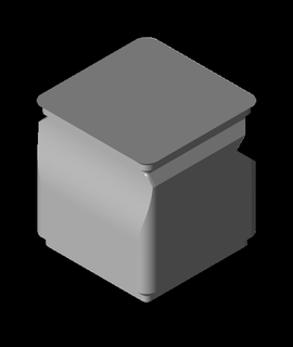gridfinity vase mode single box 3d print model - Mito3D