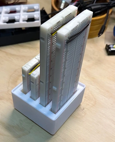 gridfinity vertical breadboard holder - 3d by willdavidwarren on thangs 3d print model - Mito3D