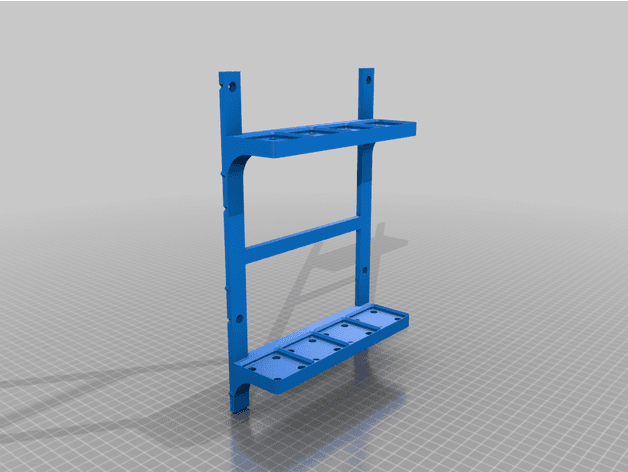gridfinity pared estante doble altura stumbling0636 3D print model - Mito3D
