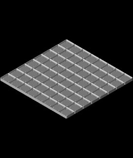 grillefinity pondéré plaque base 8x8 passe temps Jeux 3d print model - Mito3D