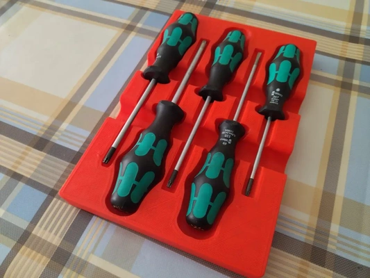 gridfinity wera screwdriver holder - 3d by iraf laos on thangs 3d print model - Mito3D