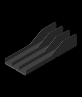 gridfinity largo pinze titolare supporto 3d print model - Mito3D