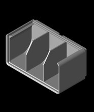 grillefinity fenêtre diviseur poubelle 3d modèle 3d print model - Mito3D