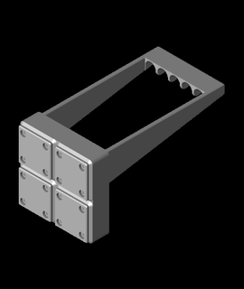 gridfinity x acto cuchillo soporte 3d print model - Mito3D