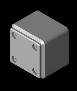 gridfinity yubikey soporte calamar 3d print model - Mito3D
