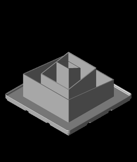 gridfinity zigurate armazenamento bin 3d print model - Mito3D