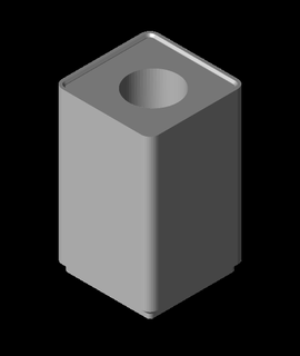 gridfinty dikey Kulp destek mini yazılım es 3d print model - Mito3D