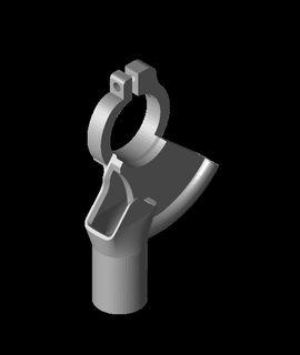 grinder dust collector 3d model petgreen thangs 3d print model - Mito3D