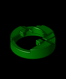 groove mount adapter 3d model zestytech thangs 3d print model - Mito3D