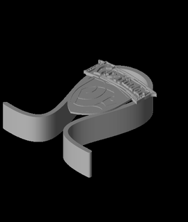 gryffindor headphone stand moldywombat 3d print model - Mito3D