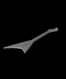 Gitarre Jackson geil Rhodos fliegend Schlüssel 3d print model - Mito3D