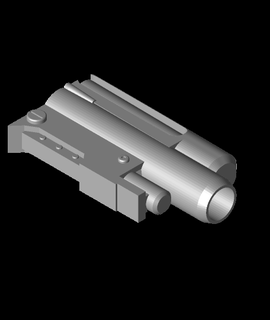 pistola ricaduta 3d modello reprops03 grazie 3d print model - Mito3D
