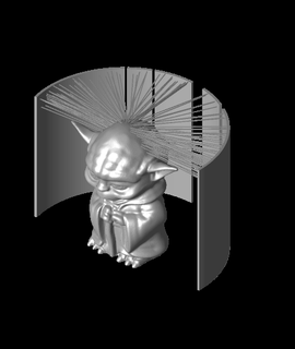 pentear yodastl barbudo vingadores 3d print model - Mito3D