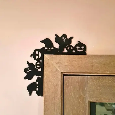 halloween door decoration - 3d by prints gifts on thangs 3d print model - Mito3D