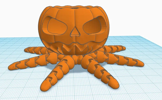 halloween jack-o-pus - 3d by curttom on thangs 3d print model - Mito3D