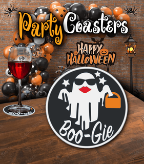 halloween party coaster boo-gie - k2 kevin 3d print model - Mito3D