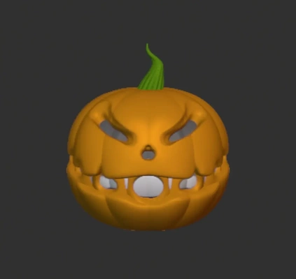 halloween pumpkinstl - 3d by everythingplusultra on thangs 3d print model - Mito3D
