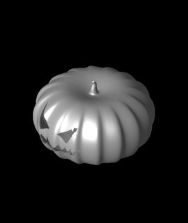 Halloween citrouille 3d modèle zahidshajed 3d print model - Mito3D