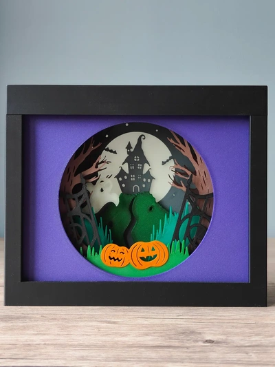 halloween shadow box 2023 - 3d by thecraftymaker on thangs 3d print model - Mito3D