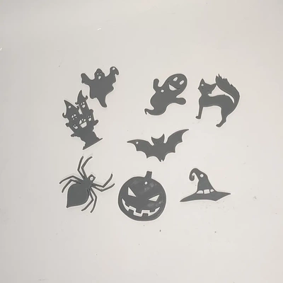 halloween stickers - 3d by shack3d print on thangs hobbies & leisure special occasions holidays seasonal events 3d print model - Mito3D