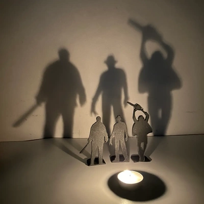 halloween tabletop shadow figures - 3d by printanything on thangs 3d print model - Mito3D