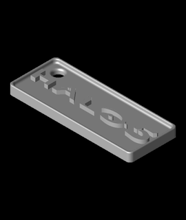 hale 5 anahtar fob bidon 3d print model - Mito3D