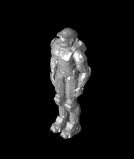 halo master chief supportfree 3d model thangs 3d print model - Mito3D