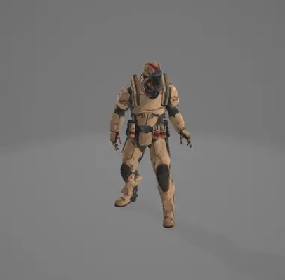 halo soldier animtedglb - 3d by yaliyada on thangs 3d print model - Mito3D