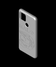 aureola temático google pixel 5 caso funda 3d modelo gracias 3d print model - Mito3D