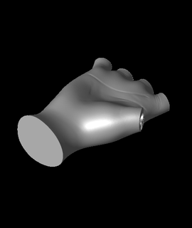 hand shaped usb hub layerone Devices 3d print model - Mito3D