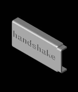 apretón manos USB cubierta carcasa funda 3d modelo nathan3dprinting gracias 3d print model - Mito3D