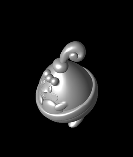 happiny 3d model chelscct chelseycreatesthings thangs 3d print model - Mito3D