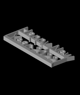 mutlu yıl 2022 3d Yazdır model teşekkürler 3d print model - Mito3D