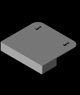 port cargaison creux coup poing ensemble panneau perforé 3d print model - Mito3D