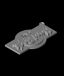 difficile roccia bar kuala fango portachiavi cane hobby Giochi 3d print model - Mito3D