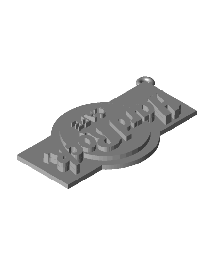 hard rock cafe london keychain dogtag Hobbies & Games 3D print model - Mito3D