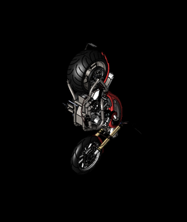 Harley davidson 3d modello pioggia grazie 3d print model - Mito3D