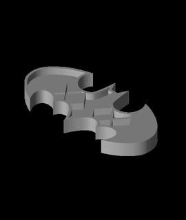 harley quinn batman symbol keychain Pop Culture 3d print model - Mito3D