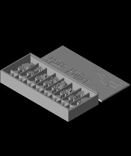 atormentar oleiro xadrez conjunto caixa 3d modelo 3d print model - Mito3D