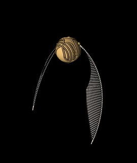 harry potter quidditch golden snitch ball 3d model thangs 3d print model - Mito3D