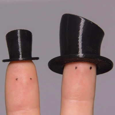 chapeau lil'hats'n'stuff 3d by magie chapeaux furieux chapelier soutenir mini miniature minuscule p'tit trucs lilhatsnstuff no soutiens soutien libre 3d print model - Mito3D