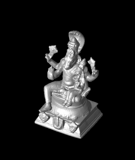 hayagriva Dios sabiduría lakshmi 3d modelo gracias 3d print model - Mito3D