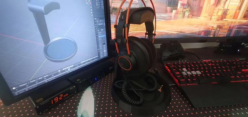 headphone stand - 3d by pwlnism on thangs 3d print model - Mito3D