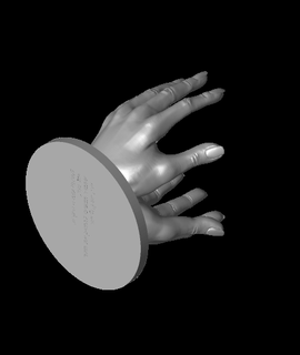 guarigione mani scultura get0001 3d print model - Mito3D