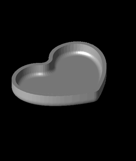 heart shaped einfach drucken Box Kuriosität Zuhause Haus Garten 3d print model - Mito3D