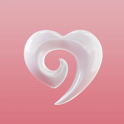 heart shaped pendente 3d by chillseal on grazie 3d print model - Mito3D