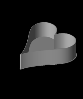 heart nestable box v3 ppac 3d print model - Mito3D