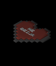 heart pixelated - beija 3d model lkfland thangs 3d print model - Mito3D